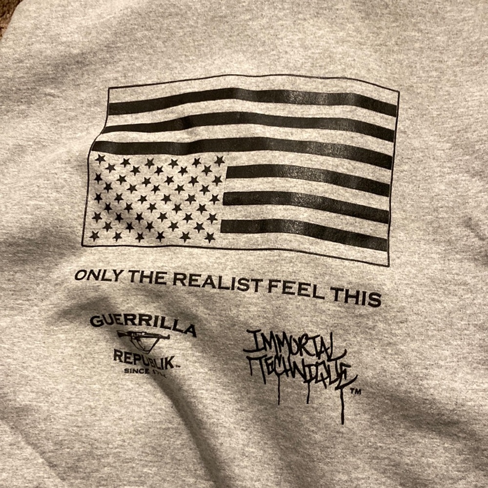 Immortal technique tour hoodie size xl